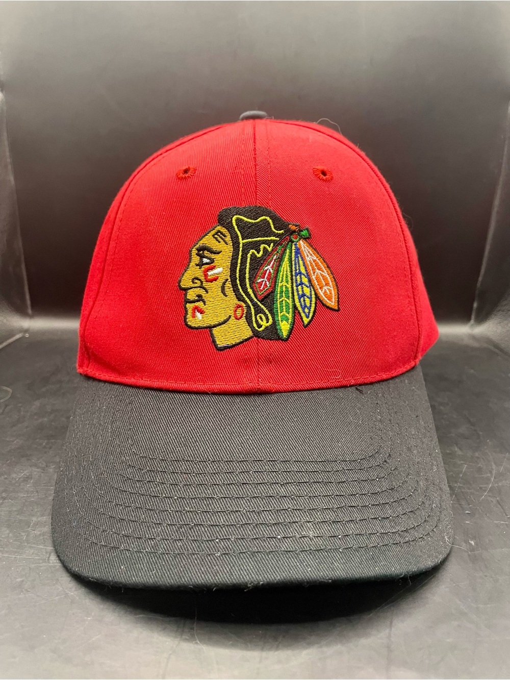 47 Brand NHL Chicago Blackhawks Red Embroidered Adjustable Youth Baseball Cap